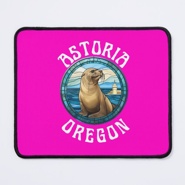 Item preview, Astoria Oregon - Sea Lion in Stained Glass Astoria Column designed and sold by WigOutlet.