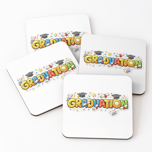 Item preview, Graduation theme with colorful letters, diplomas, and caps, suitable for celebration background, AI Generated designed and sold by dvoevnore.