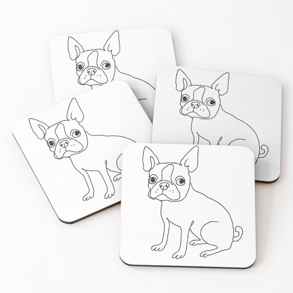 Artikelvorschau, Boston Terrier Doodle entworfen und verkauft von thecuriocanopy.