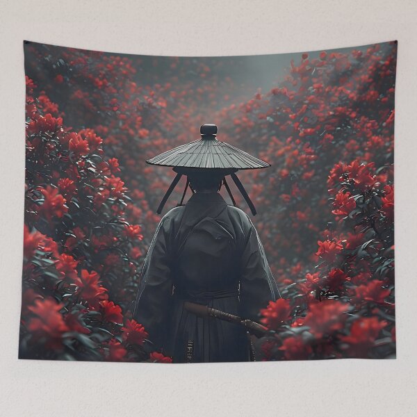 Item preview, Lone Samurai Ronin — Spiritual Warrior Journey designed and sold by Schoenenwald - Illustrations Uniques et Originales.