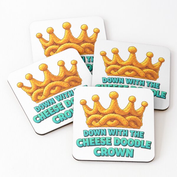 Item preview, Down with The Cheese Doodle Crown designed and sold by Morbidity & Mirth.
