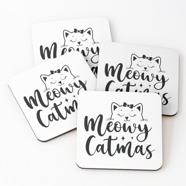 Item preview, Meowy Catmas Funny Christmas Cat Quote - Festive Feline Holiday Gift designed and sold by FuzionRaptor.
