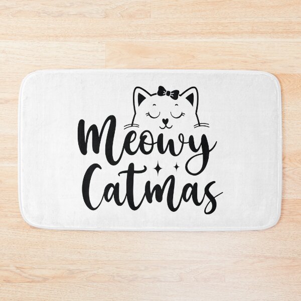 Item preview, Meowy Catmas Funny Christmas Cat Quote - Festive Feline Holiday Gift designed and sold by FuzionRaptor.