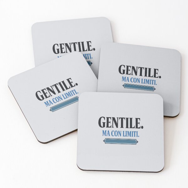 Item preview, Gentile Ma Con Limiti Italian Phrase designed and sold by POD DYNASTY.