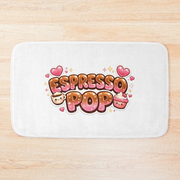 Item preview, Espresso Pop Aesthetic Cute Typography Sticker designed and sold by KawaiiOrbit.