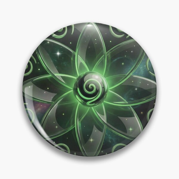 Item preview, Emerald Crystal Lotus Healing Energy Mandala designed and sold by SynergyArtist.