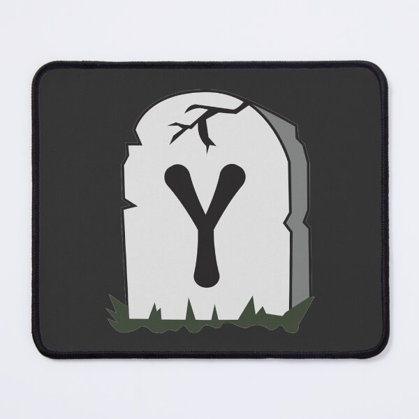 Item preview, Spooky Letter Y – Graveyard Alphabet Initial Sticker (Skeletal Font) designed and sold by 313FILES.