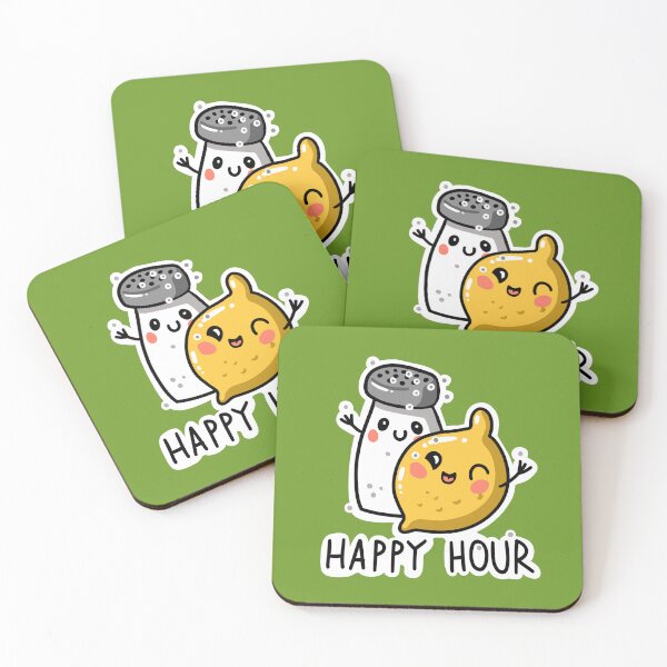Item preview, Happy hour tequila lemon and salt sticker and clothing designed and sold by sianelliot.