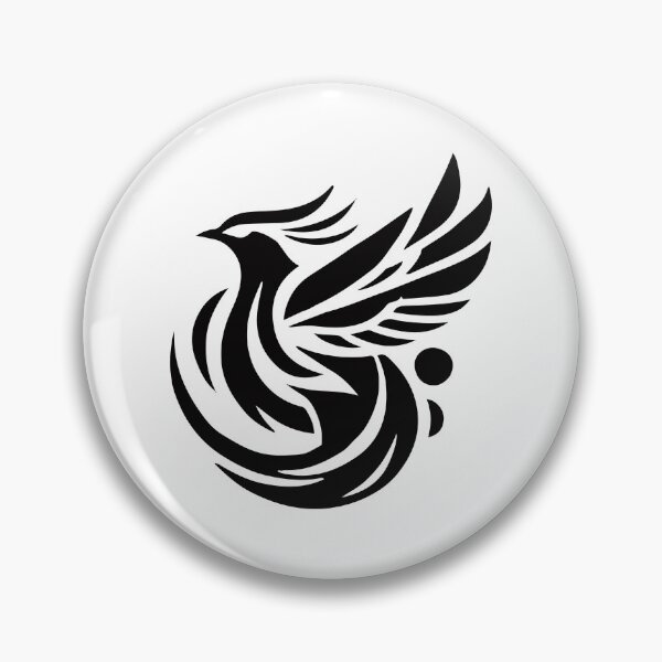 Item preview, Geometric Phoenix – Abstract Firebird in Bold Tribal Colors designed and sold by Artticadesigns.