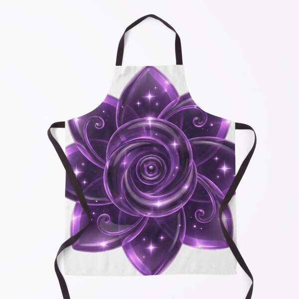 Item preview, Crystal Lotus Bloom Purple Energy Mandala designed and sold by SynergyArtist.