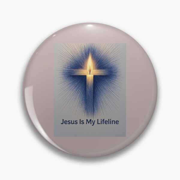 Item preview, Jesus Is My Lifeline - Radiant Light Cross designed and sold by NJcreations22.