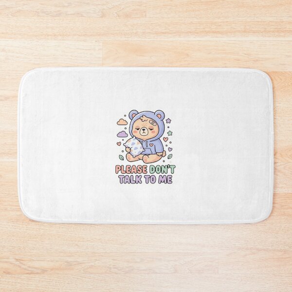 Item preview, Please Don’t Talk To Me Sticker – Funny Introvert Mood Aesthetic Sticker designed and sold by CutePlix.