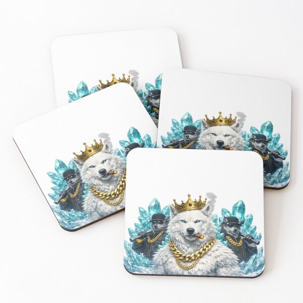 Item preview, Wolf King Ice Gang – Icy Alpha Streetwear Design designed and sold by JoeyBlackLabel.