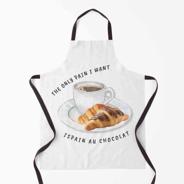 Item preview, The Only Pain I Want Is Pain Au Chocolat Funny Coffee and Pastry Design designed and sold by tarzbol.