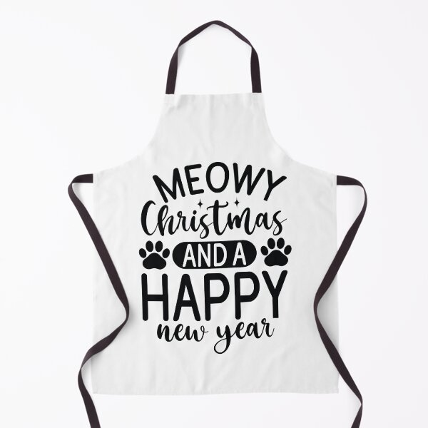 Item preview, Meowy Christmas And A Happy New Year Cat - Funny Festive Holiday Gift designed and sold by FuzionRaptor.