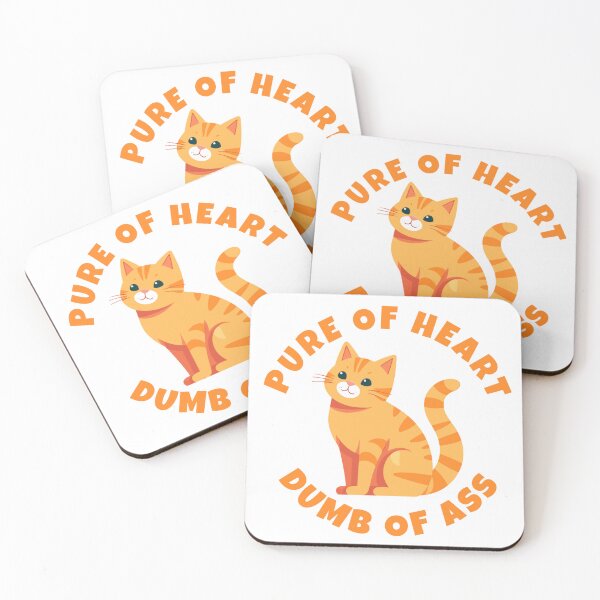 Item preview, Pure of Heart, Dumb of Ass Sticker designed and sold by BitterMercy.
