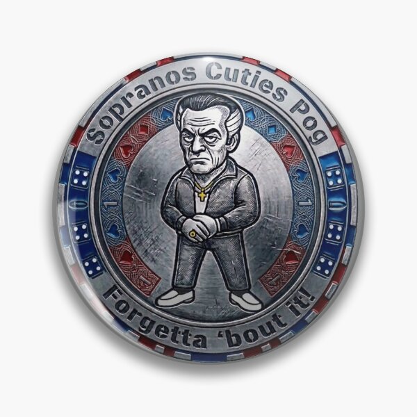 Item preview, Sopranos Cuties Poker Chip // Paulie [High-Roller Enamel Variant] designed and sold by CleverCulture.