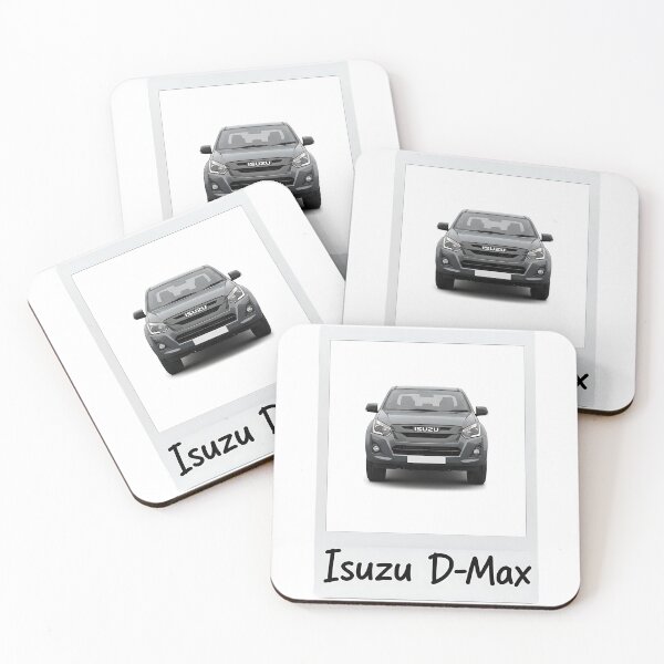 Item preview, Modern Isuzu D-Max Retro Style 4x4 Pickup Truck Art designed and sold by Motorline44.