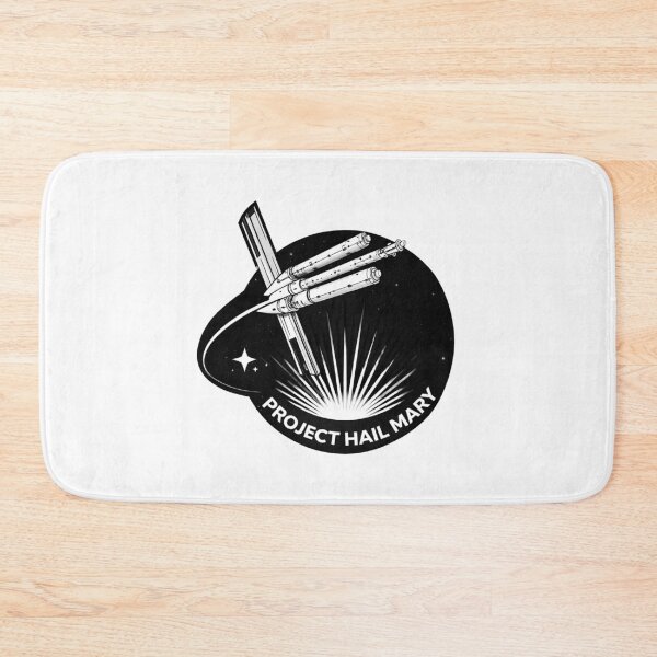 Item preview, Space Mission Patch - Black & White - Project Hail Mary  designed and sold by hesjustken.