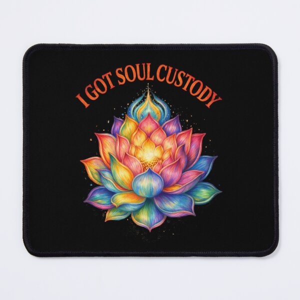 Item preview, I Got Soul Custody Lotus Funny Spiritual Healing Divorce designed and sold by BHMARTS.