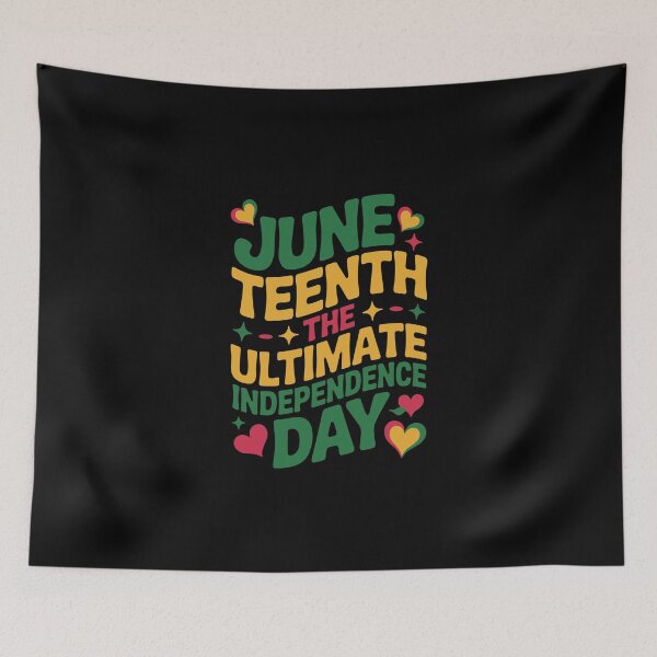 Item preview, Juneteenth Celebration Typography designed and sold by jkrphoto.