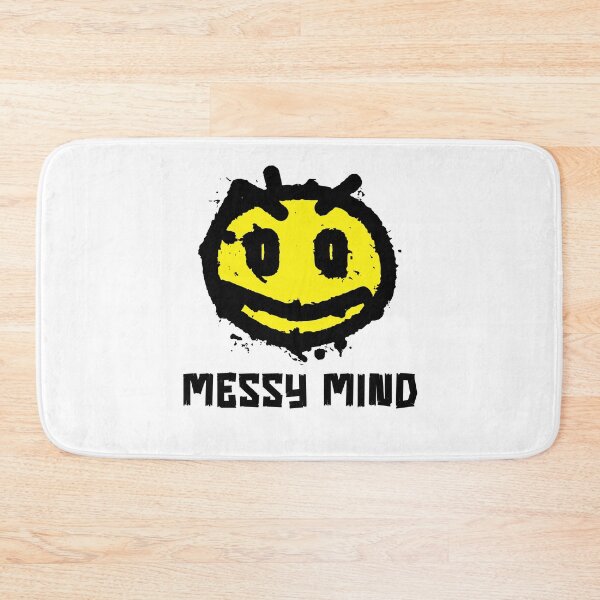Item preview, Messy Mind Smiley – Grunge Aesthetic Distorted Smile Streetwear Design designed and sold by AM.87.