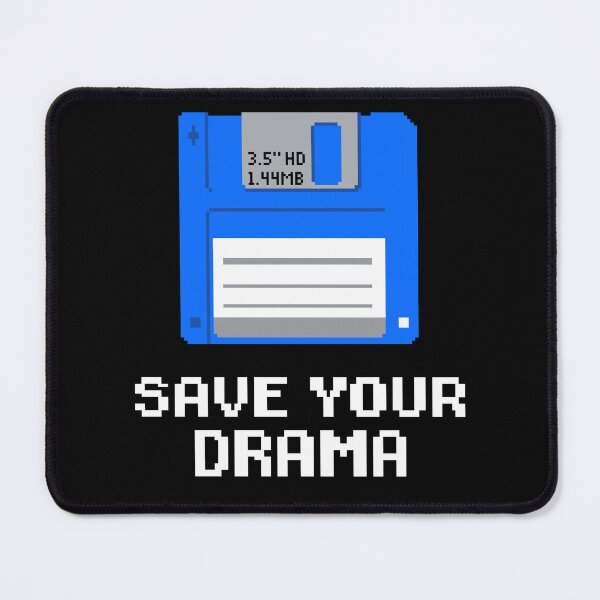 Item preview, Retro Blue Floppy Disk - 90s Vintage Tech Pixel Art designed and sold by artistastshirt.