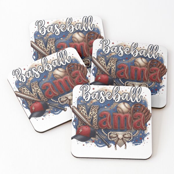 Item preview, Baseball Mama Leopard Print & Pearls - Vintage Game Day designed and sold by MyStore2025.
