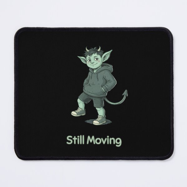 Item preview, Still Moving Imp Shirt – Minimal Funny Casual Vintage Style Graphic Tee designed and sold by Mythic Ink Studio.