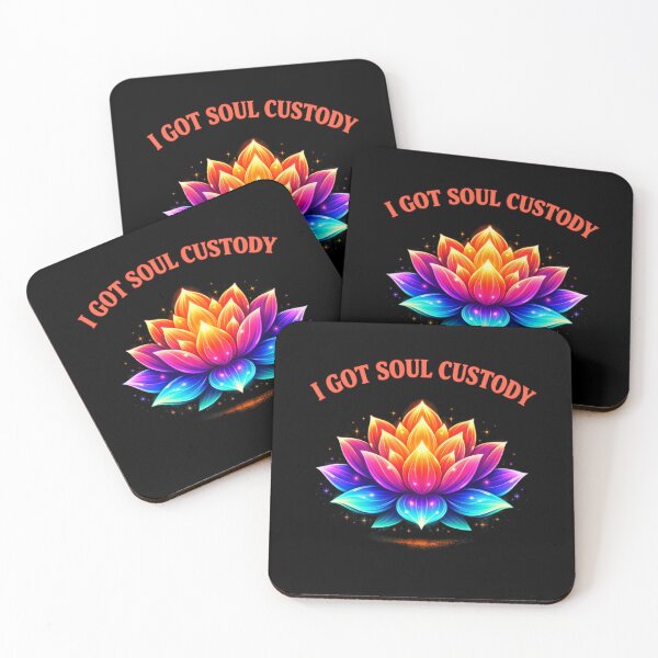 Item preview, I Got Soul Custody Lotus Funny Spiritual Healing Divorce  designed and sold by BHMARTS.