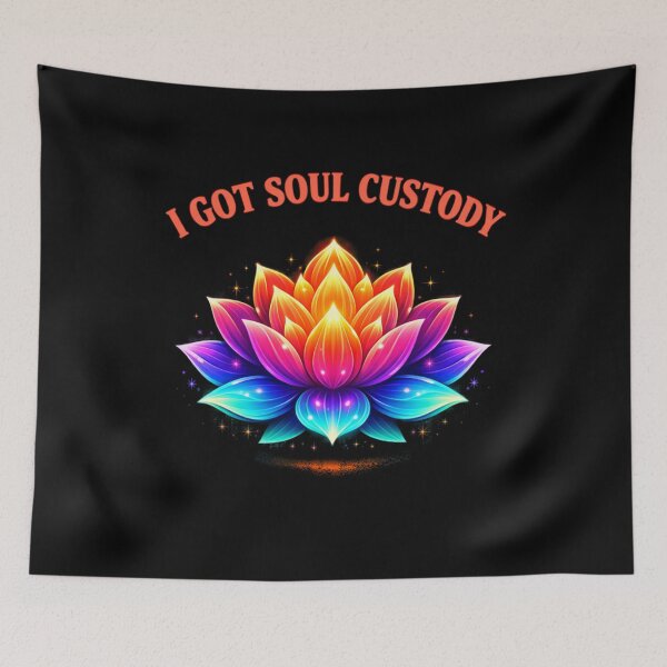 Item preview, I Got Soul Custody Lotus Funny Spiritual Healing Divorce  designed and sold by BHMARTS.
