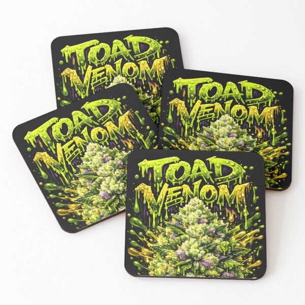 Item preview, Toad Venom Graffiti Print | Potent Earthy Gassy Hybrid designed and sold by WAUZ.