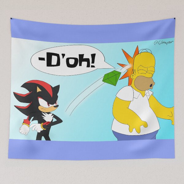 Artikelvorschau, Homer trifft Shadow [Panel 2] entworfen und verkauft von CGrayzer-Art.
