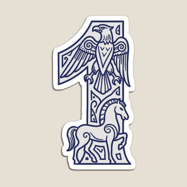 Item preview, Blue Steppe Eagle Tribal Number One designed and sold by GatrilStudio.