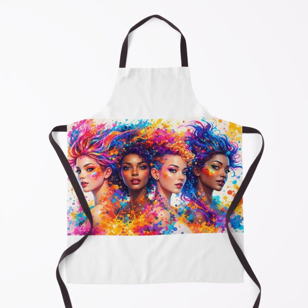 Item preview, Vibrant Multicolored Portrait designed and sold by cuprum.