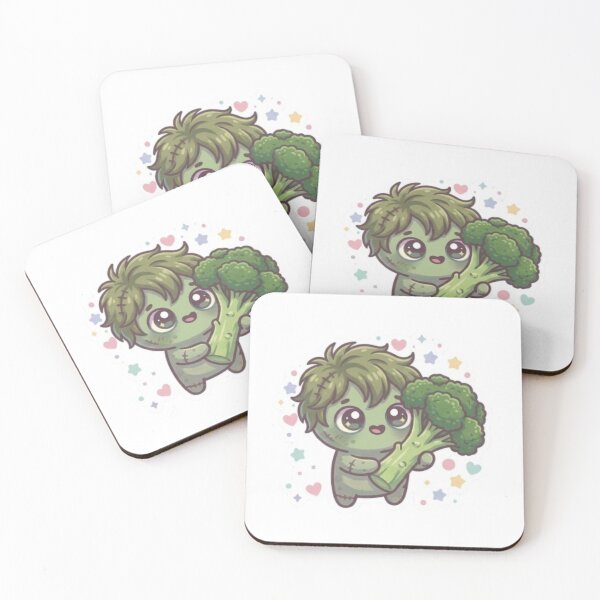 Item preview, Cute Kawaii Zombie Big Broccoli  designed and sold by NeverlandBia.