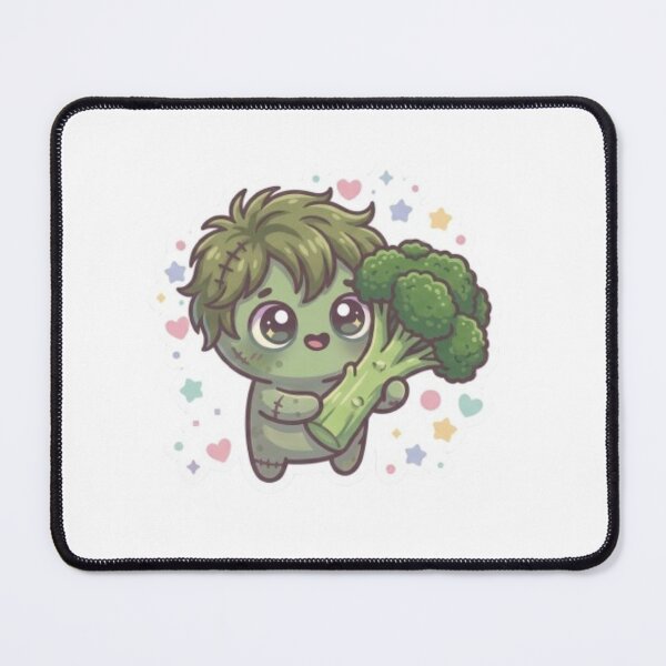 Item preview, Cute Kawaii Zombie Big Broccoli  designed and sold by NeverlandBia.