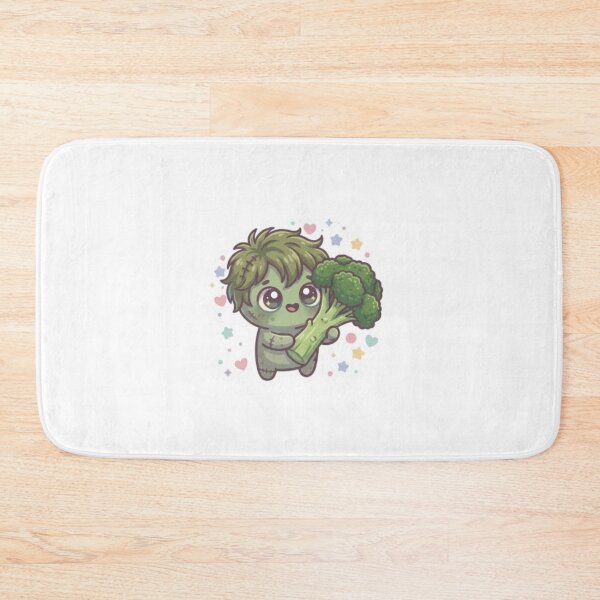 Item preview, Cute Kawaii Zombie Big Broccoli  designed and sold by NeverlandBia.
