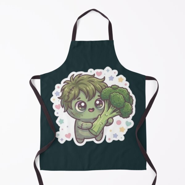 Item preview, Cute Kawaii Zombie Big Broccoli  designed and sold by NeverlandBia.