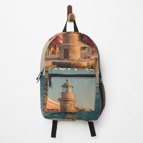 Item preview, Rethymno Crete Vintage Travel Poster | Greek Island Wall Art designed and sold by RBCTk.