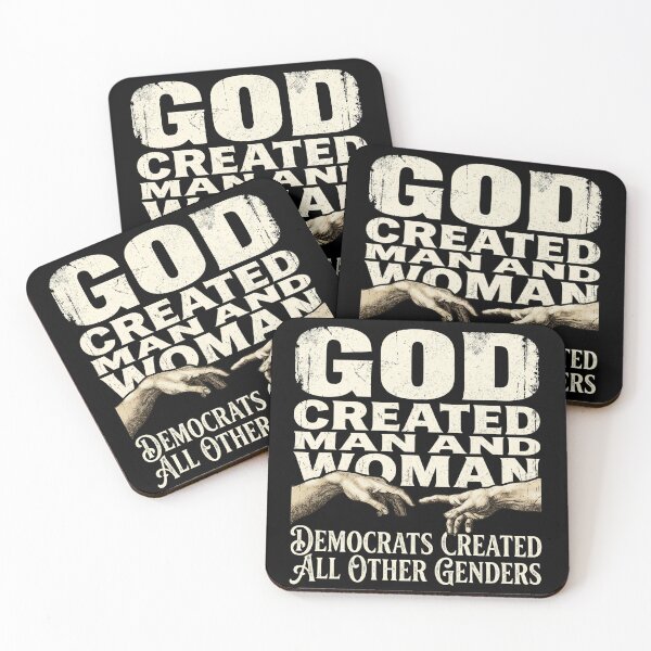 Item preview, God Created Man And Woman Democrats Created All Other Genders designed and sold by VGAfanatic.