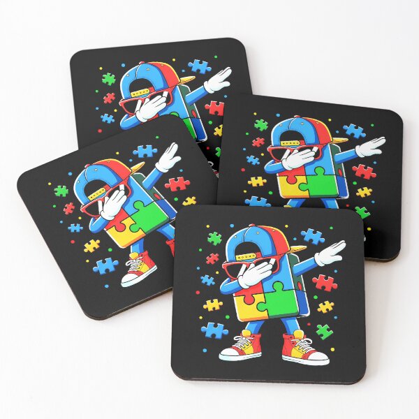 Item preview, Dabbing Puzzle Autism Awareness Support designed and sold by lonaarts8.