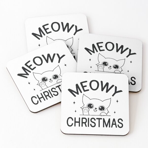 Item preview, Meowy Christmas Funny Cat Quote - Festive Holiday Feline Gift designed and sold by FuzionRaptor.