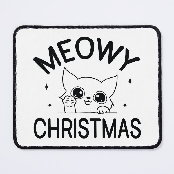 Item preview, Meowy Christmas Funny Cat Quote - Festive Holiday Feline Gift designed and sold by FuzionRaptor.
