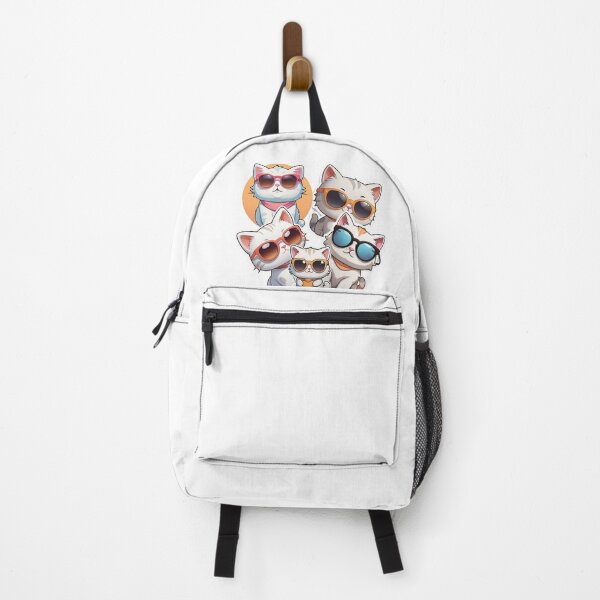 Item preview, Cool Cats Squad: Trendy Kittens with Sunglasses Sticker Art designed and sold by Lyvlo.
