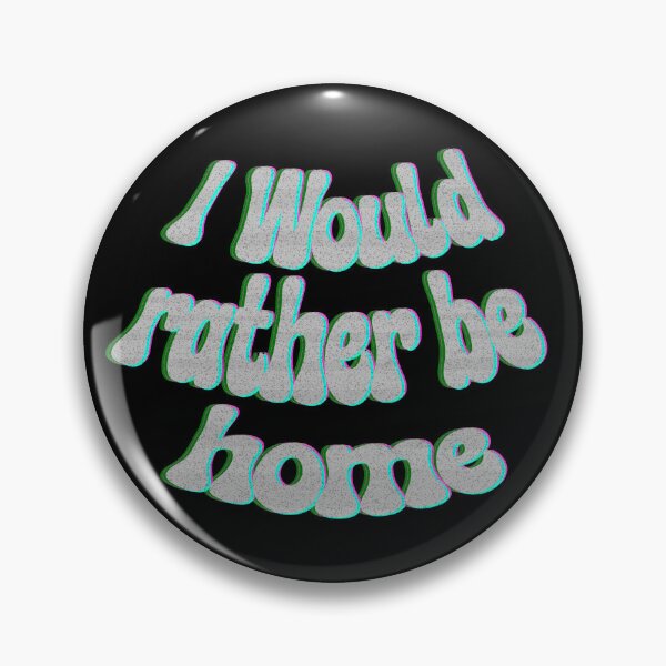 Item preview, Funny Mental Health Shirt I Would Rather Be Home Light Grey Pastel VHS Grunge Vintage Type Spoonie Life Burnout Humor Mental Health Sarcasm  designed and sold by RealLifeMerchies.