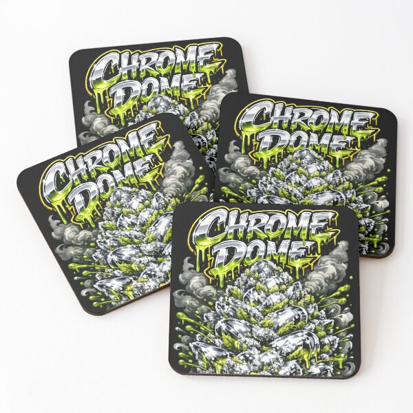 Item preview, Chrome Dome Graffiti Print | Shiny Diesel Gassy Hybrid designed and sold by WAUZ.