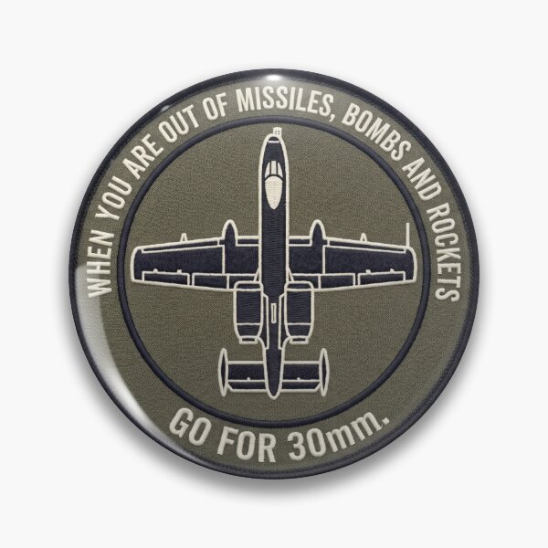 Item preview, A-10 Warthog 30mm Cannon Tactical Humor Emblem designed and sold by ArtDreams92.