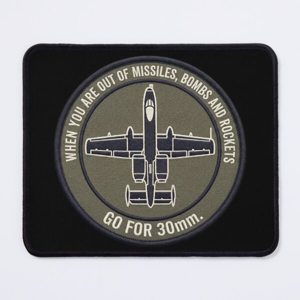 Item preview, A-10 Warthog 30mm Cannon Tactical Humor Emblem designed and sold by ArtDreams92.