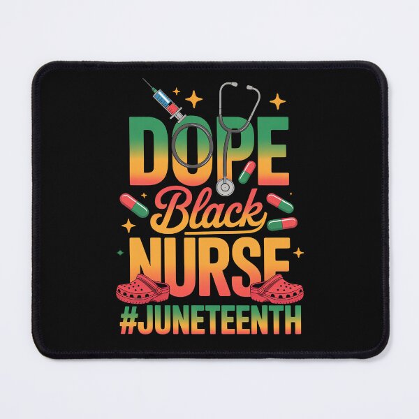 Item preview, Dope Black Nurse Juneteenth designed and sold by jkrphoto.